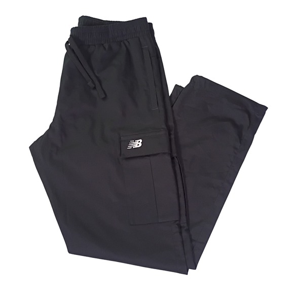 New Balance Other - New Balance Mens L Cargo Pants Black Standard Fit Cotton Stretch MP33604 NWT